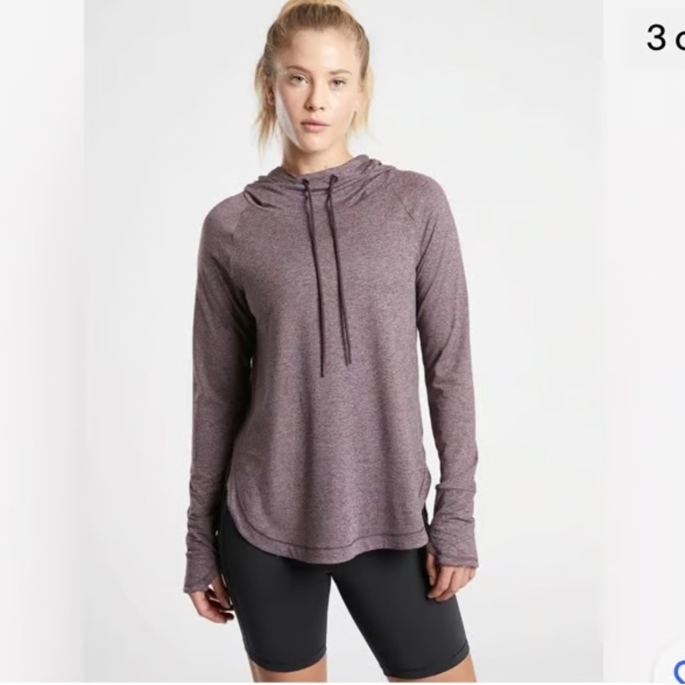Athleta Women's Plum Hoodie Sweatshirt#95